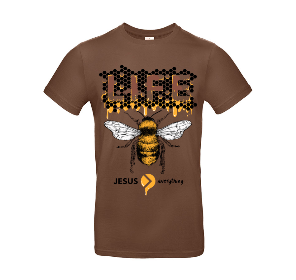 LIFE Bee shirt heren